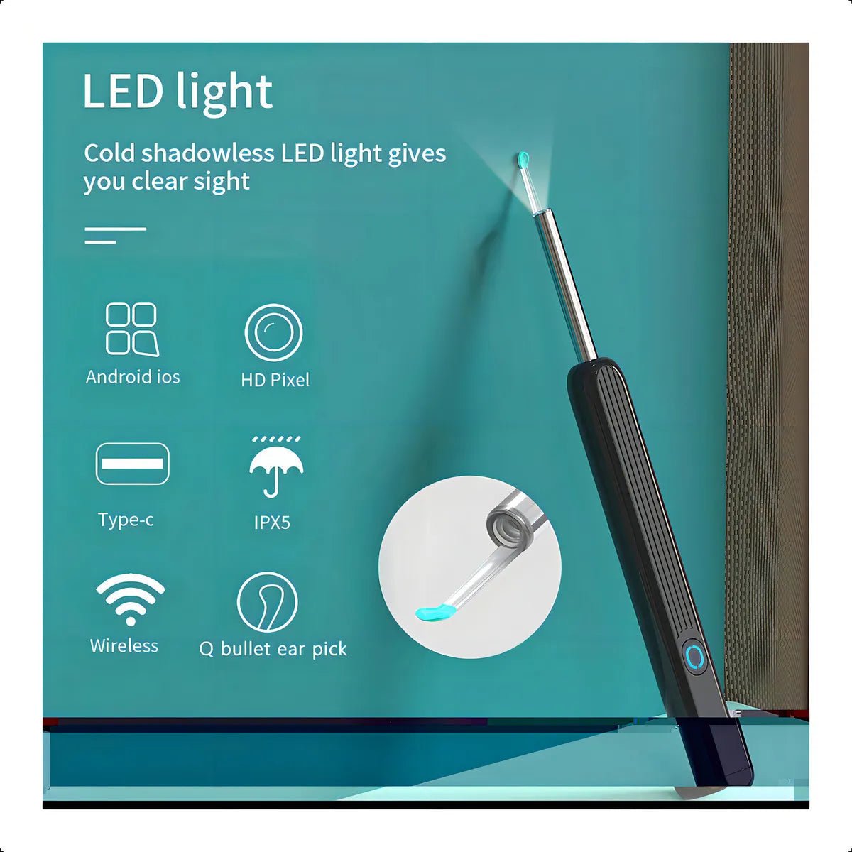 Limpiador De Oídos Con Cámara